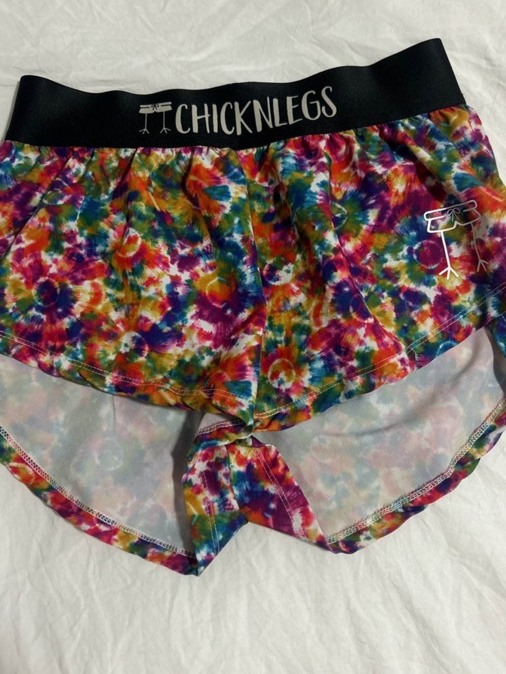 ChicknLegs Women's Tie-Dye Athletic Shorts - Multicolor